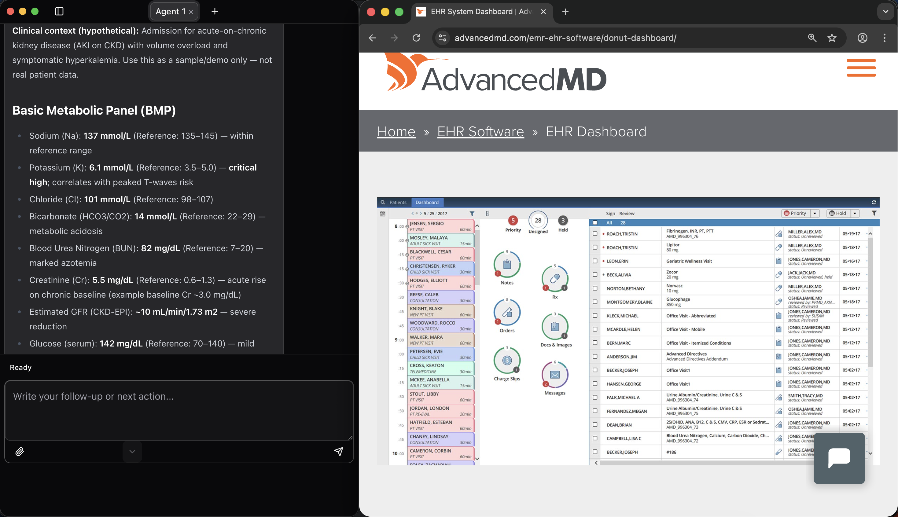 Browser automation in action, highlighting text extraction and navigation